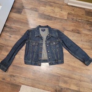 American Eagle Outfitters Dark Blue Jean Jacket